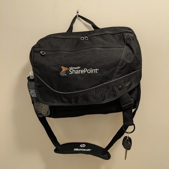 Canvas Messenger Style Laptop Bag - Picture 6 of 16